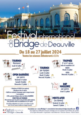 programme du festival de bridge